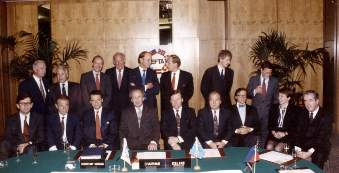 EEA Agreement signing in 1992 ©️ EFTA.