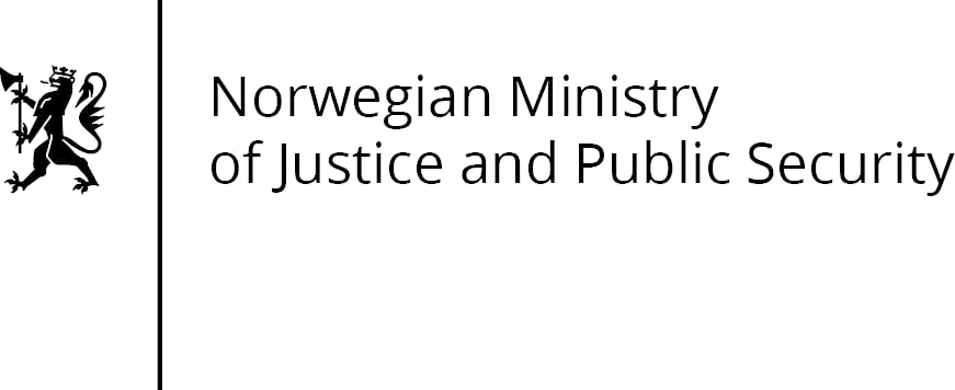 Norwegian Ministry of Justice and Public Security logo