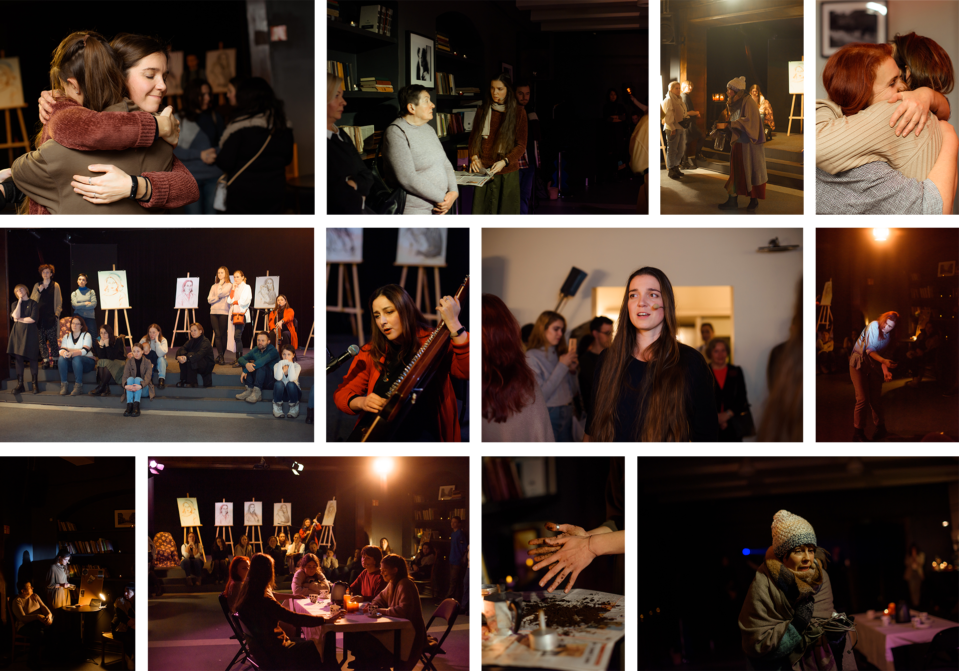 The performance “Women diary. War”. Copyright: UA+LT=TULA. Author: Anna Vaskevich