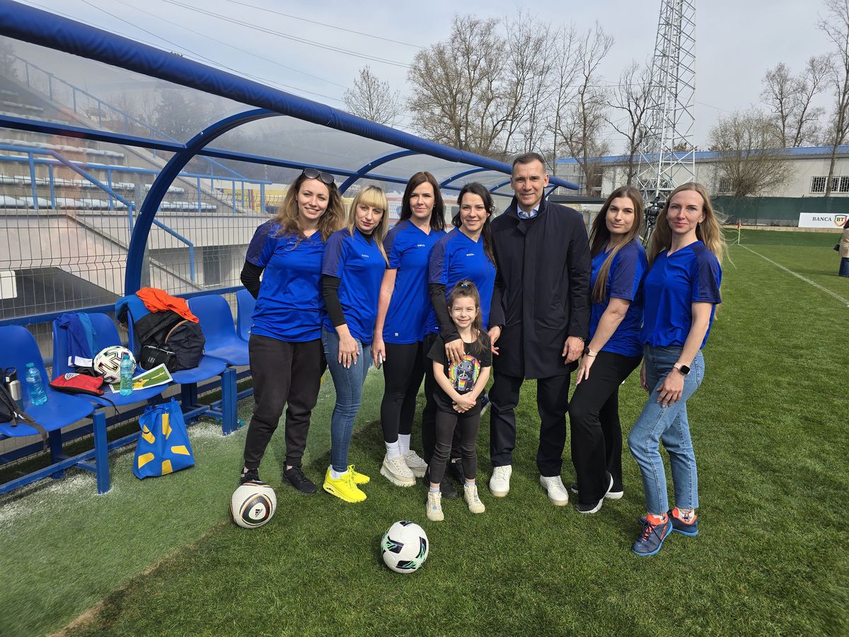 Coaches, footballers and Andriy Shevchenko