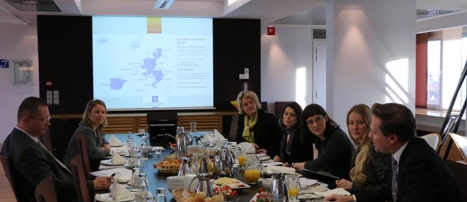 EU health experts gathered at the Mission of Norway to the EU to get updated on the EEA and Norway Grants health programmes. Photo: Mission of Norwa...